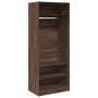 Armario madera de ingeniería color roble marrón 80x50x200 cm by , Wardrobes - Ref: Foro24-3307699, Price: 188,19 €, Discount: %