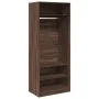 Ingenieurholzschrank in Eichenbraun 80x50x200 cm von , Kleiderschränke - Ref: Foro24-3307699, Preis: 184,86 €, Rabatt: %