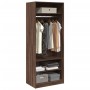 Armario madera de ingeniería color roble marrón 80x50x200 cm by , Wardrobes - Ref: Foro24-3307699, Price: 188,19 €, Discount: %
