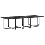 Set de comedor de jardín 15 pzas ratán sintético negro by , Garden sets - Ref: Foro24-3295056, Price: 931,28 €, Discount: %