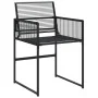 Set de comedor de jardín 15 pzas ratán sintético negro by , Garden sets - Ref: Foro24-3295056, Price: 931,28 €, Discount: %
