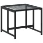Set de comedor de jardín 15 pzas ratán sintético negro by , Garden sets - Ref: Foro24-3295056, Price: 931,28 €, Discount: %