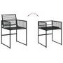 Set de comedor de jardín 15 pzas ratán sintético negro by , Garden sets - Ref: Foro24-3295056, Price: 931,28 €, Discount: %