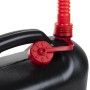 Bidón de combustible boquilla flexible 3 ud plástico negro 10 l by , Portable fuel canisters - Ref: Foro24-155046, Price: 46,...