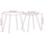 Sofá de jardín con cojines acero y textilene negro by , Garden sets - Ref: Foro24-3283744, Price: 404,29 €, Discount: %
