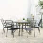 Sillas jardín apilables 7 pzas acero recubrimiento polvo gris von , Gartensets - Ref: Foro24-3283759, Preis: 470,00 €, Rabatt: %