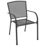 Sillas jardín apilables 7 pzas acero recubrimiento polvo gris von , Gartensets - Ref: Foro24-3283759, Preis: 470,00 €, Rabatt: %
