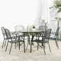 Sillas jardín apilables 7 pzas acero recubrimiento polvo gris von , Gartensets - Ref: Foro24-3283771, Preis: 604,83 €, Rabatt: %