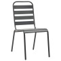Sillas jardín apilables 7 pzas acero recubrimiento polvo gris by , Garden sets - Ref: Foro24-3283767, Price: 453,56 €, Discou...