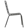 Sillas jardín apilables 7 pzas acero recubrimiento polvo gris by , Garden sets - Ref: Foro24-3283767, Price: 453,56 €, Discou...