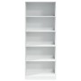 Armario de madera de ingeniería blanco 80x50x200 cm by , Wardrobes - Ref: Foro24-3307720, Price: 165,01 €, Discount: %