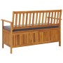 Gartenbank mit Stauraum aus massivem Akazienholz, 120 cm von vidaXL, Gartenbänke - Ref: Foro24-310276, Preis: 224,49 €, Rabat...