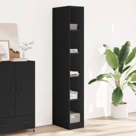 Armario de madera de ingeniería negro 30x50x200 cm von , Kleiderschränke - Ref: Foro24-3307703, Preis: 136,56 €, Rabatt: %