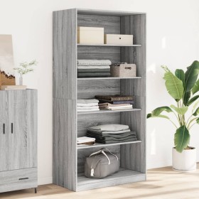 Grauer Schrank aus 100x50x200 cm Sonoma-Sperrholz von , Kleiderschränke - Ref: Foro24-3307734, Preis: 199,13 €, Rabatt: %