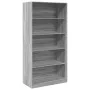 Armario de madera contrachapada gris Sonoma 100x50x200 cm by , Wardrobes - Ref: Foro24-3307734, Price: 195,29 €, Discount: %