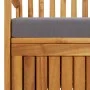 Banco de almacenaje de jardín madera maciza acacia 120 cm de vidaXL, Bancos de jardín - Ref: Foro24-310276, Precio: 220,66 €,...