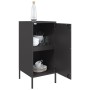Aparador acero negro 36x39x79 cm de , Aparadores - Ref: Foro24-843012, Precio: 71,63 €, Descuento: %