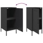 Aparador acero negro 36x39x79 cm de , Aparadores - Ref: Foro24-843012, Precio: 71,63 €, Descuento: %