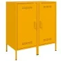Aparadores 2 unidades acero amarillo mostaza 36x39x79 cm de , Aparadores - Ref: Foro24-843019, Precio: 127,82 €, Descuento: %