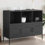 Schwarzer Stahlschrank 100,5x39x79 cm von , Sideboards - Ref: Foro24-843090, Preis: 111,50 €, Rabatt: %