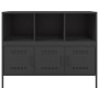 Schwarzer Stahlschrank 100,5x39x79 cm von , Sideboards - Ref: Foro24-843090, Preis: 111,50 €, Rabatt: %