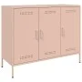 Aparador acero rosa 100,5x39x79 cm de , Aparadores - Ref: Foro24-843025, Precio: 175,16 €, Descuento: %