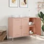 Aparador acero rosa 100,5x39x79 cm de , Aparadores - Ref: Foro24-843025, Precio: 175,16 €, Descuento: %