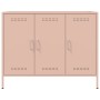 Aparador acero rosa 100,5x39x79 cm de , Aparadores - Ref: Foro24-843025, Precio: 175,04 €