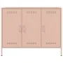 Aparador acero rosa 100,5x39x79 cm de , Aparadores - Ref: Foro24-843025, Precio: 175,16 €, Descuento: %