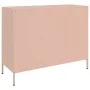 Aparador acero rosa 100,5x39x79 cm de , Aparadores - Ref: Foro24-843025, Precio: 175,16 €, Descuento: %