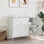 Aparador acero blanco 100,5x39x79 cm