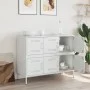 Weißer Stahlschrank 100,5x39x79 cm von , Sideboards - Ref: Foro24-843101, Preis: 168,66 €, Rabatt: %