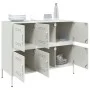 Weißer Stahlschrank 100,5x39x79 cm von , Sideboards - Ref: Foro24-843101, Preis: 168,66 €, Rabatt: %