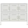 Weißer Stahlschrank 100,5x39x79 cm von , Sideboards - Ref: Foro24-843101, Preis: 168,66 €, Rabatt: %