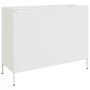 Weißer Stahlschrank 100,5x39x79 cm von , Sideboards - Ref: Foro24-843101, Preis: 168,66 €, Rabatt: %