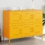 Gelber Senfschrank aus Stahl, 100,5x39x79 cm. von , Sideboards - Ref: Foro24-843099, Preis: 173,41 €, Rabatt: %