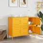Aparador acero amarillo mostaza 100,5x39x79 cm by , Sideboards - Ref: Foro24-843099, Price: 173,41 €, Discount: %