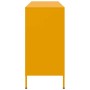 Aparador acero amarillo mostaza 100,5x39x79 cm de , Aparadores - Ref: Foro24-843099, Precio: 136,03 €, Descuento: %