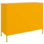 Aparador acero amarillo mostaza 100,5x39x79 cm de , Aparadores - Ref: Foro24-843099, Precio: 136,03 €, Descuento: %