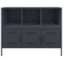 Anrichte aus anthrazitgrauem Stahl, 100,5x39x79 cm. von , Sideboards - Ref: Foro24-843092, Preis: 118,34 €, Rabatt: %