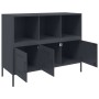 Anrichte aus anthrazitgrauem Stahl, 100,5x39x79 cm. von , Sideboards - Ref: Foro24-843092, Preis: 118,34 €, Rabatt: %