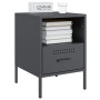 Mesitas de noche 2 unidades acero gris antracita 36x39x50,5 cm de , Mesitas de noche - Ref: Foro24-843059, Precio: 111,50 €, ...