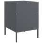 Nachttische, 2 Stück, anthrazitgraues Stahl, 36x39x50,5 cm. von , Nachttische - Ref: Foro24-843059, Preis: 111,56 €, Rabatt: %