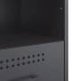Nachttische, 2 Stück, anthrazitgraues Stahl, 36x39x50,5 cm. von , Nachttische - Ref: Foro24-843059, Preis: 111,56 €, Rabatt: %
