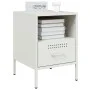 Nachttische, 2 Stück, weißer Stahl, 36x39x50,5 cm. von , Nachttische - Ref: Foro24-843065, Preis: 93,42 €, Rabatt: %