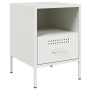 Nachttische, 2 Stück, weißer Stahl, 36x39x50,5 cm. von , Nachttische - Ref: Foro24-843065, Preis: 111,15 €, Rabatt: %