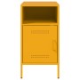 Mesitas de noche 2 unidades acero amarillo mostaza 36x39x68 cm de , Mesitas de noche - Ref: Foro24-843073, Precio: 115,35 €, ...