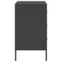 Mesita de noche acero negro 36x39x68 cm de , Mesitas de noche - Ref: Foro24-843078, Precio: 87,93 €, Descuento: %