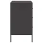 Mesita de noche acero negro 36x39x68 cm de , Mesitas de noche - Ref: Foro24-843078, Precio: 86,89 €, Descuento: %