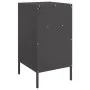 Nachttisch aus schwarzem Stahl 36x39x68 cm von , Nachttische - Ref: Foro24-843078, Preis: 86,89 €, Rabatt: %